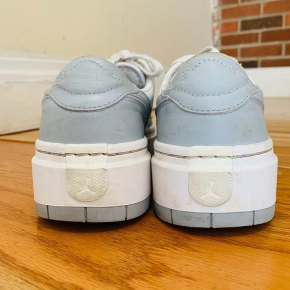 Air Jordan 1 Elevate Low Women's Size 8.5 White/Wolf Grey-White DH7004-100 - Picture 12 of 16